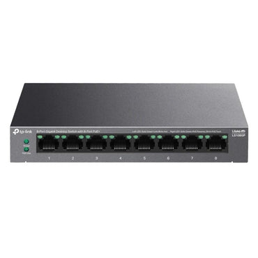 Switch de Rede TP-Link LS108GP 8xGb PoE+ 62W Desktop - imagem 2
