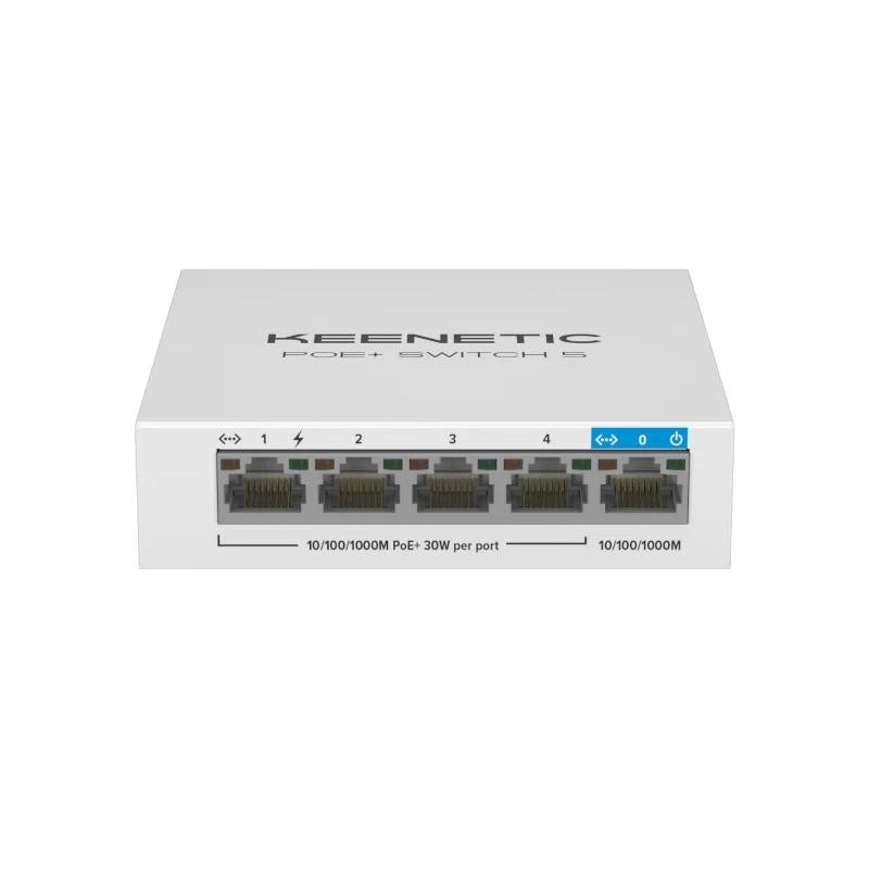 Switch de Rede Keenetic PoE 5 Gigabit 5 Portas - imagem 3