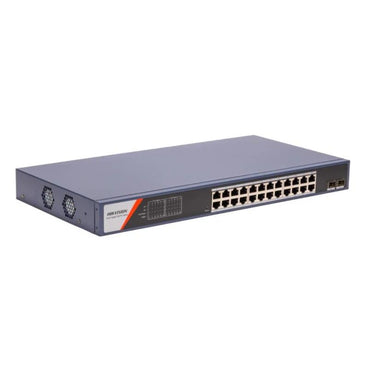 Switch de Rede Hikvision DS-3E1526P-Sim-24P2F 24xG PoE 2xSF - imagem 2