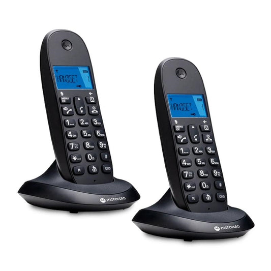 Telefone sem Fios MOTOROLA C1002 CB+ Telefono DECT Preto Duo