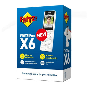 Telefone sem Fios FRITZ!Fon X6 Teléfono Sem Fios Branco 300 m - imagem 2