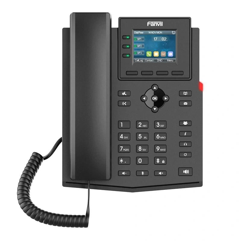Telefone VoIP Fanvil X303-2 Wire Teléfono IP empresarial 2 hilos