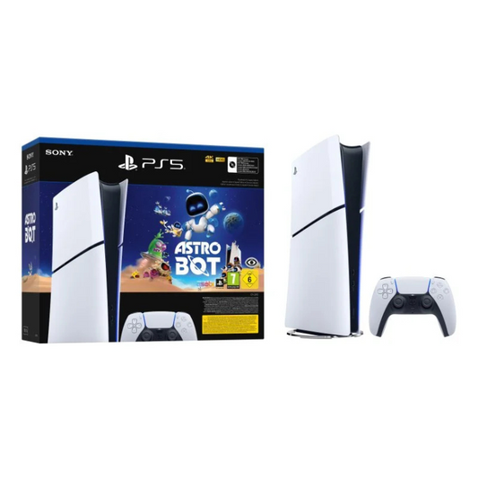 Sony PlayStation 5 PS5 Slim Digital 1TB - Astro Bot Voucher Edition - Branco (Edição DE)