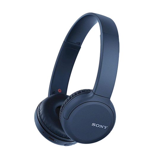 Sony WHCH510 Over-Ear Wireless Headset - Blue