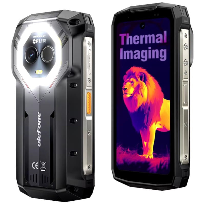 Ulefone Armor Mini 20T Pro Dual 5G 256GB 8GB RAM Preto (com imagem térmica)