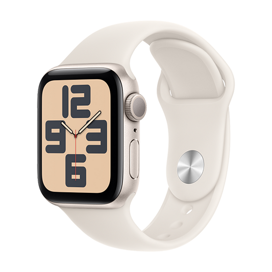 Watch Apple Watch SE2 (2024) GPS 44mm Starlight Aluminium Case with Sport Band M/L - Starlight