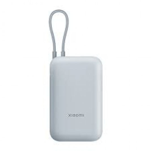 Powerbank xiaomi 10000mah com cabo integrado azul bhr9073gl