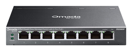 Computador TP-Link ES208GP Switch 8xGbE PoE+ Acero Desktop