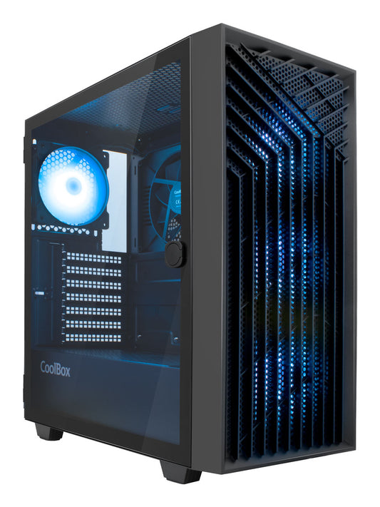 Caixa de Computador Gaming CoolBox GA300 GRIDLINE ATX Preta
