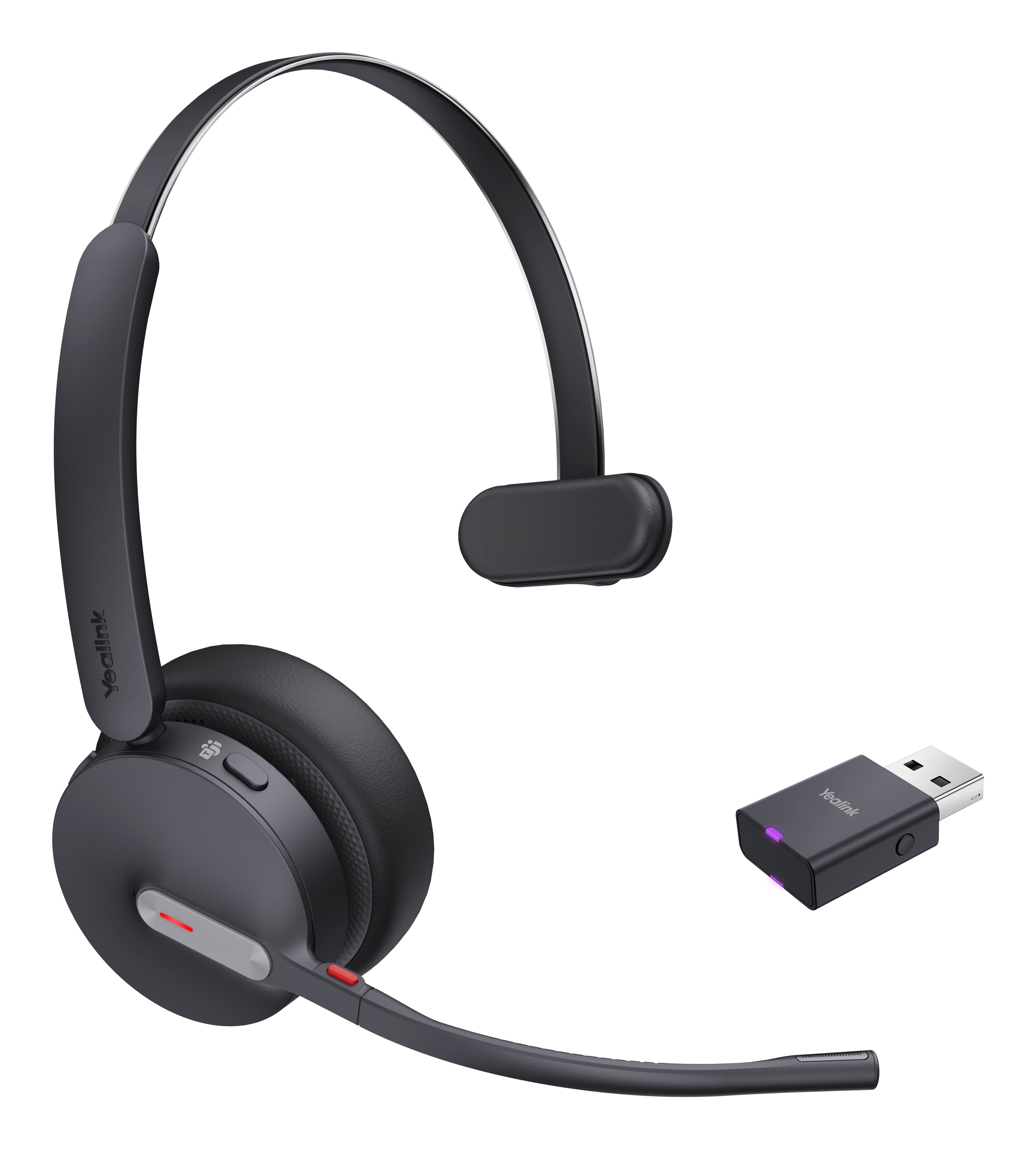 Auscultadores Yealink WH64 Hybrid Mono UC/Teams Aur.In. BT DECT