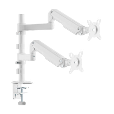 Suporte de mesa com contrapeso para 2 monitores Aisens DT32TSR-441/ giratório/ inclinável/ 9kg