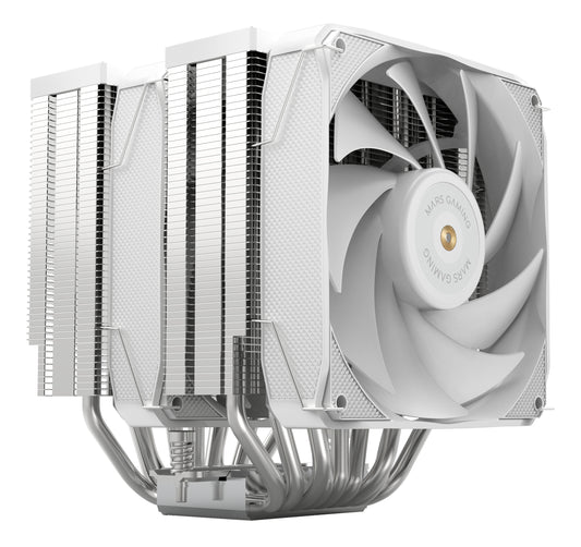 Ventilador Mars Gaming com dissipador MCPU-XU9/ 12cm/ branco
