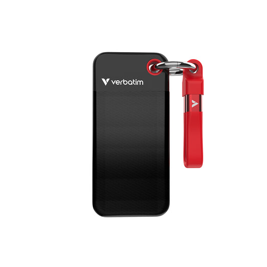 Disco SSD Verbatim External Pocket 1TB / 32192 preto, vermelho
