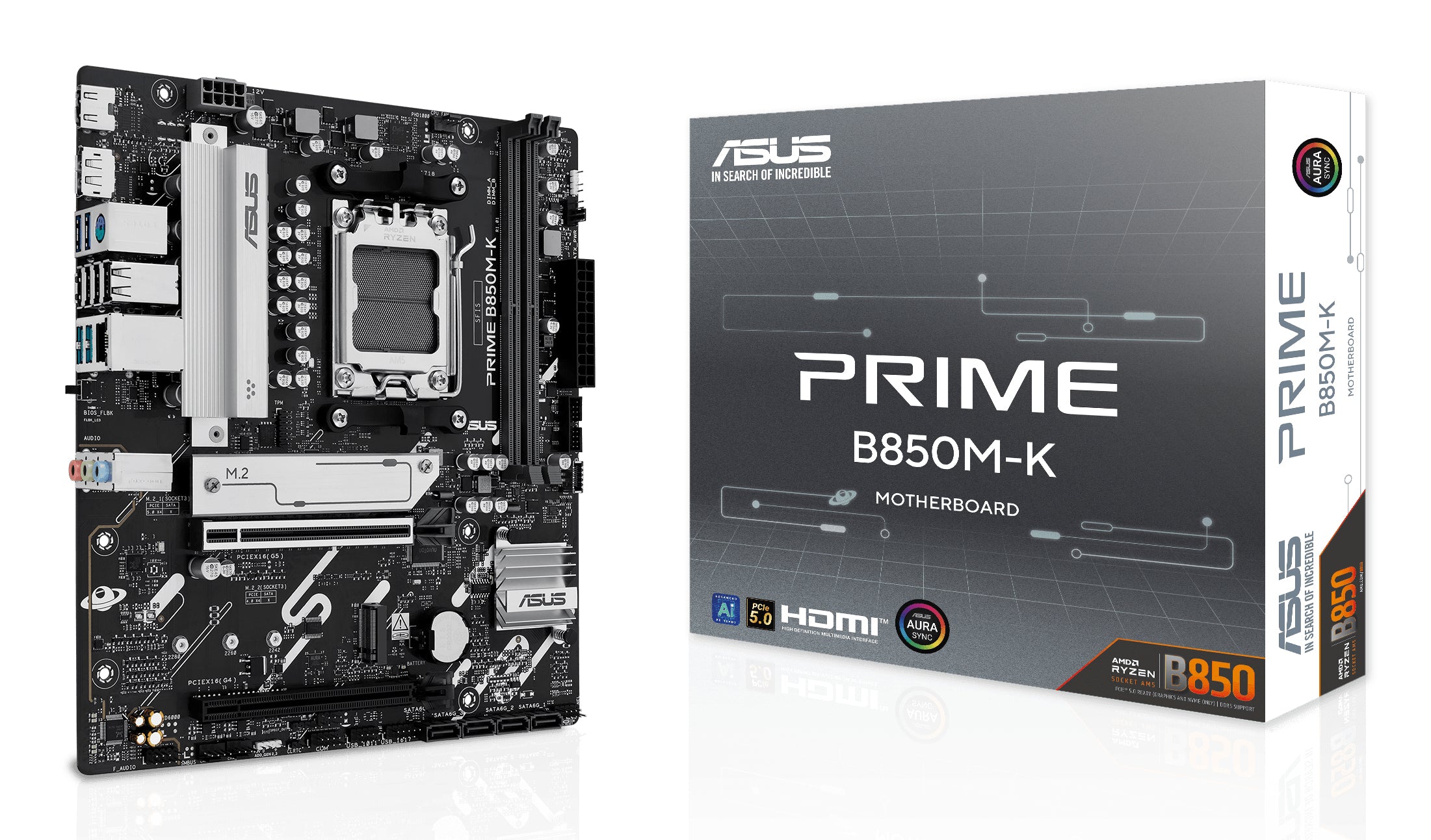 ASUS Placa Base PRIME B850M-K mATX AM5