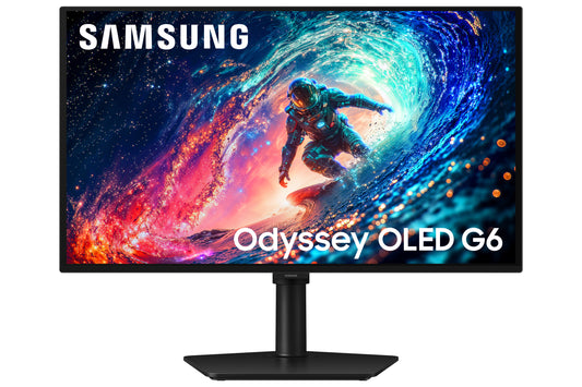 Monitor Gaming Samsung Odyssey OLED G6 G61SH S27HG612SU 27"/ QHD/ 0.03ms/ 240Hz/ QD-OLED/ Regulable em altura/ preto