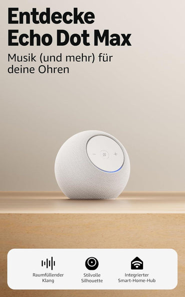 Coluna Amazon Smart home control Echo Dot Max / B0DKLVWZPF branco - imagem 2