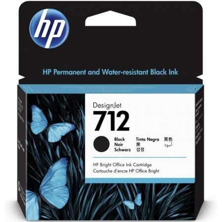 Cartucho de Tinta Original HP nº712/ Preto