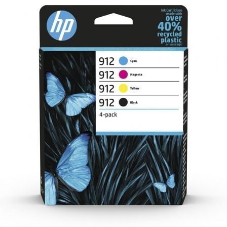 Tinteiro Original HP nº912 Multipack/ Preto/ Magenta/ Ciano/ Amarelo