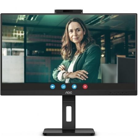Monitor Profissional AOC Q27P3QW 27"/ QHD/ Webcam/ Multimédia/ Ajustável em altura/ Preto