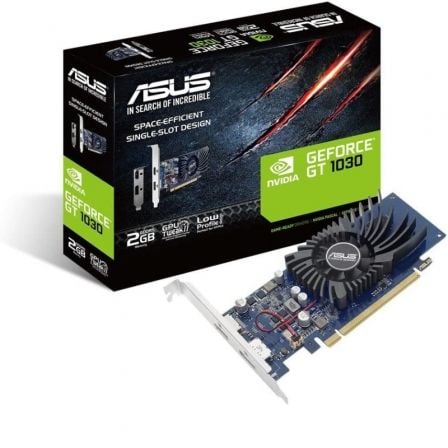 Placa Gráfica Asus GeForce GT 1030/ 2GB GDDR5/ Compatível com Perfil Baixo