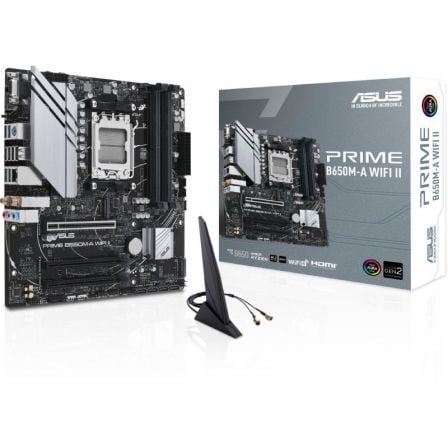 Motherboard Asus Prime B650M-A WIFI II Socket AM5/ DDR5/ PCIe 5.0/ Micro ATX