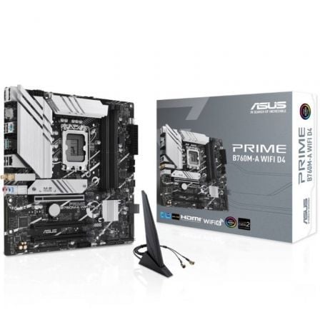 Motherboard Asus Prime B760M-A WIFI D4 Socket 1700/ DDR4/ PCIe 4.0/ Micro ATX