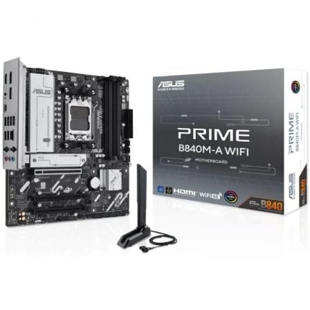 Motherboard Asus Prime B840M-A WIFI Socket AM5/ DDR5/ PCIe 4.0/ Micro ATX