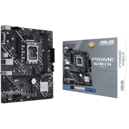 Motherboard Asus Prime H610M-E D4-CSM Socket 1700/ DDR4/ PCIe 4.0/ Micro ATX