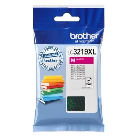 Cartucho de Tinta Original Brother LC-3219M XL Alta Capacidade/ Magenta