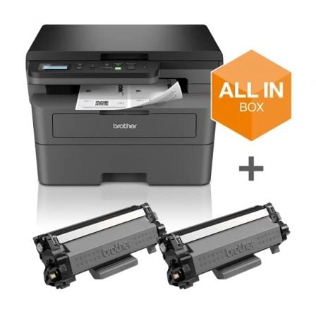 Multifunções Laser Monocromática Brother DCP-L1640W Wi-Fi/ Preta