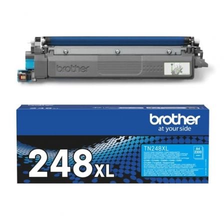 Toner Original Brother TN248XLC Alta Capacidade/ Ciano