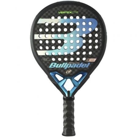 Raquete de Padel Bullpadel Vertex 02 Control Pro Line 2020 (Fede Chingotto) / Azul e Preta