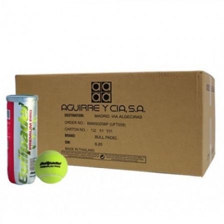 Caixa de Bolas Bullpadel Premium Pro / 24 packs de 3 unidades