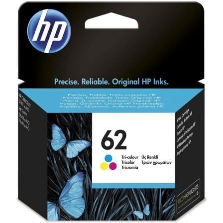 Tinteiro Original HP nº62/ Tricolor