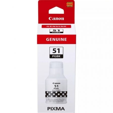 Frasco de Tinta Original Canon GI-51/ Preta