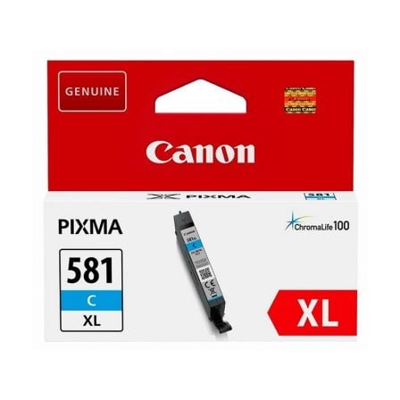 Tinteiro Original Canon CLI-581CXL Alta Capacidade/ Ciano