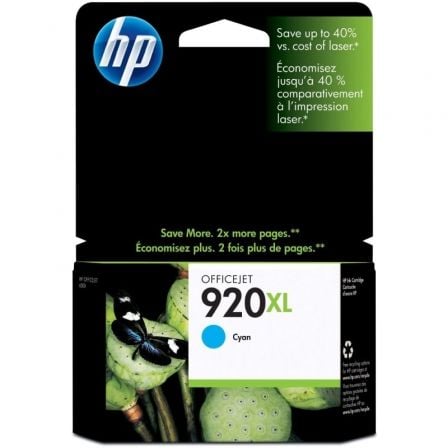 Tinteiro Original HP nº920 XL Alta Capacidade/ Ciano