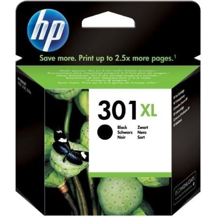 Cartucho de Tinta Original HP nº301 XL Alta Capacidade/ Preto
