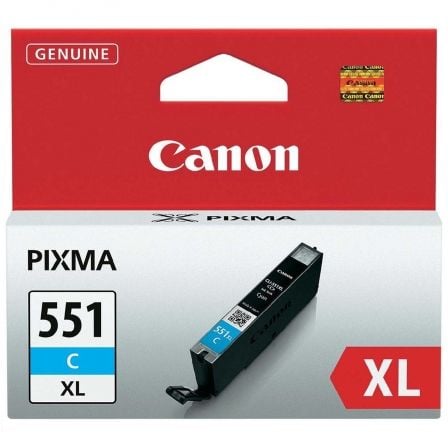 Tinteiro Original Canon CLI-551C XL Alta Capacidade/ Ciano
