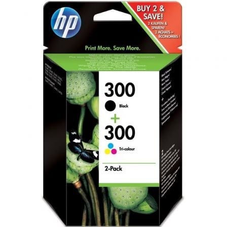 Tinteiro Original HP nº300 Multipack/ Preto/ Tricolor