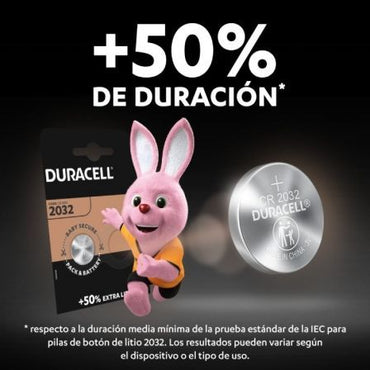 Pack de 5 Pilhas Botão Duracell DL2032B5 / 3V