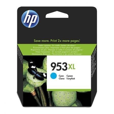 Cartucho de Tinta Original HP nº953 XL Alta Capacidade/ Ciano