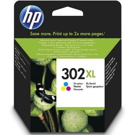 Tinteiro Original HP nº302 XL Alta Capacidade/ Tricolor