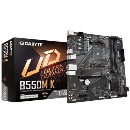 Motherboard Gigabyte B550M K Socket AM4/ DDR4/ PCIe 4.0/ Micro ATX