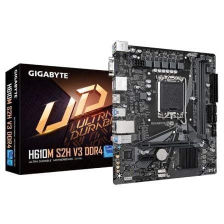 Motherboard Gigabyte H610M S2H V3 DDR4 Socket 1700/ DDR4/ PCIe 4.0/ Micro ATX