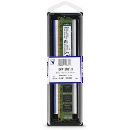 Memória RAM Kingston ValueRAM 8GB/ DDR3/ 1600MHz/ 1.5V/ CL11/ DIMM