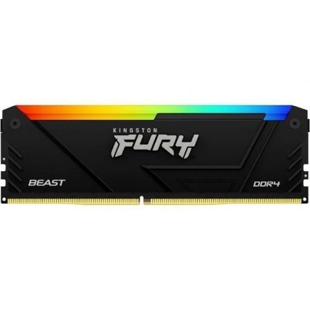 Memória RAM Kingston FURY Beast RGB 32GB/ DDR4/ 3200MHz/ 1.35V/ CL16/ DIMM