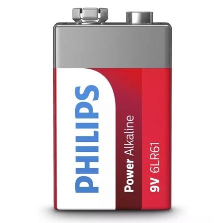 Pilha Alcalina Philips 6LR61P1B/10 / 9V