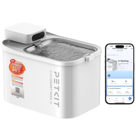 Bebedouro Inteligente para Animais PetKit EverSweet Max 2 UVC/ 3L/ Control desde APP
