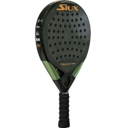 Raquete de Padel Siux Trilogy Pro 5 2025 (Patty Llaguno) / Preta e Verde